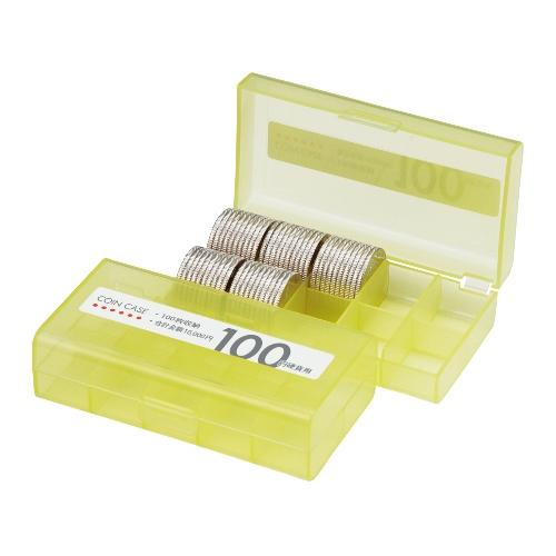 オープン工業 コインケース　Ｍ−１００Ｗ　１００円用　収納１００枚 Ｍ−１００Ｗ ★10個パック