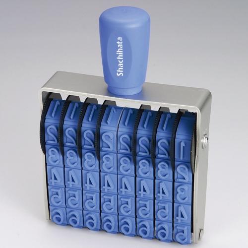 シヤチハタ 回転ゴム印　ＣＦ−８０Ｇ　欧文８連初号　ゴシック ＣＦ−８０Ｇ