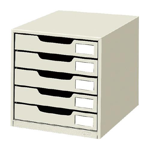 コクヨ KOKUYO レターケーススチール引き出しタイプ A4縦 片引き5段 LC-5M