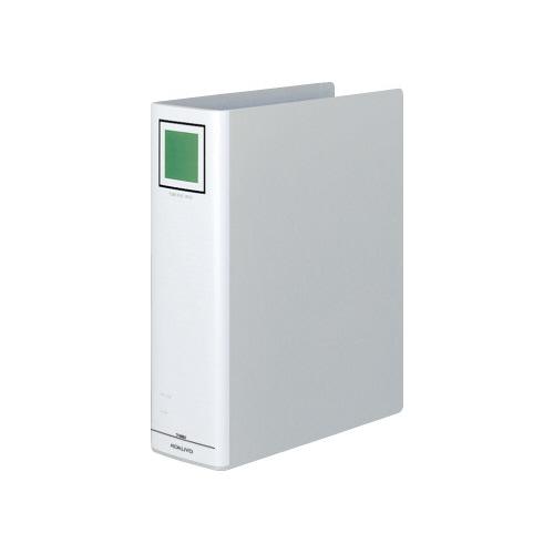 コクヨ KOKUYO チューブファイル「エコ」 A4縦 80ミリとじ 2穴 シルバー フ-E680C...