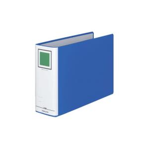 コクヨ フ-E685B チューブファイル＜エコ＞　Ａ４横　８０ミリとじ　２穴　青