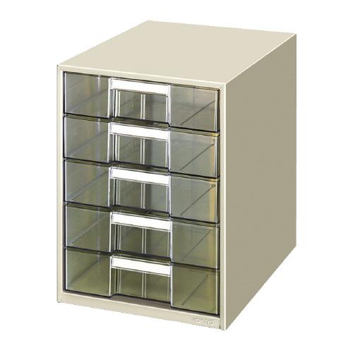 コクヨ KOKUYO レターケース透明プラスチック 引出しタイプB4タテ 深型5段 LC-BG205...