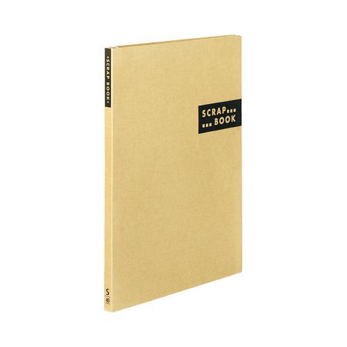 コクヨ KOKUYO スクラップブックS（スパイラルとじ） B4縦 茶 ラ-414S