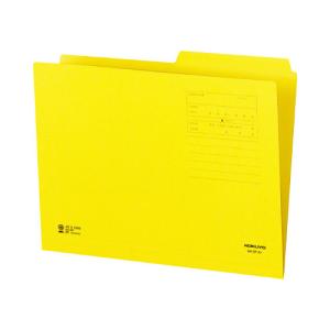 コクヨ １／２カットフォルダー カラー  Ａ４ 第２見出し 黄 Ａ４−２Ｆ−２Ｙ 個別フォルダーの商品画像