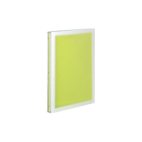 コクヨ KOKUYO スライドバインダー「コロレー」 スリム B5（26穴） グリーン 15枚付 ル...