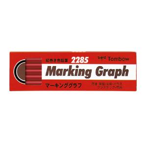 トンボ鉛筆 マーキンググラフ 赤 紙巻 ２２８５−２５｜shimiz