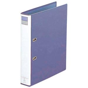 LIHITLAB D型リングファイル F−752 A4S 51mm 青紫