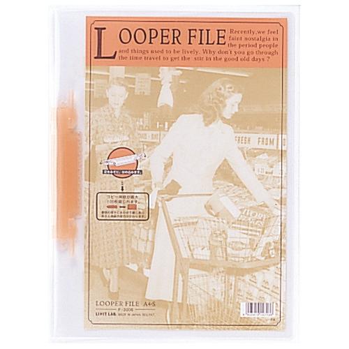 ＬＩＨＩＴ　ＬＡＢ． ルーパーファイル　Ｆ−３００６　Ａ４Ｓ　赤 Ｆ−３００６アカ