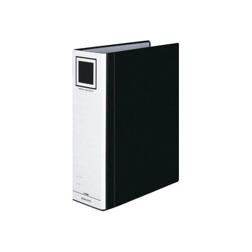 コクヨ KOKUYO チューブファイル「エコツインR」 S型 A4縦 80ミリとじ 2穴 黒 フ-R...