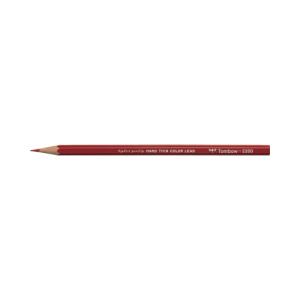 ネコポス  トンボ鉛筆 硬質色鉛筆　赤　１ダース 2200-25｜shimiz