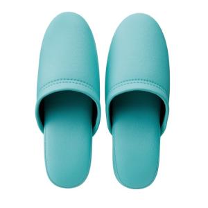 抗菌レザー調スリッパ スリッパ １０足組 グリーン 外寸法 約２７ｃｍ お得な10パック スリッパ x10 シミズ事務機店