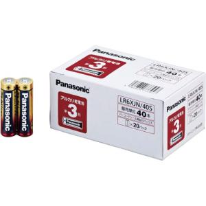 Panasonic アルカリ乾電池 業務用パック 単3形 40本入 LR6XJN/40S グリーン購入法適応