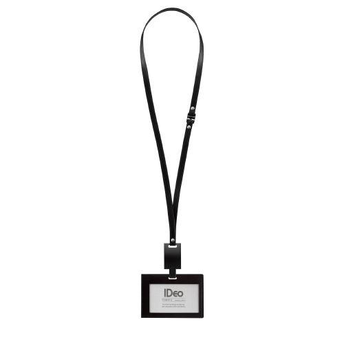 コクヨ KOKUYO ネームカードホルダー IDeo HUBSTYLE 黒 本革・リールタイプ NM...