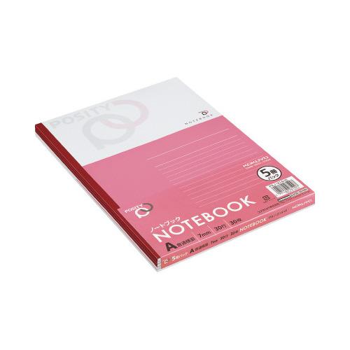 コクヨ KOKUYO ノート ポジティ A罫 5冊パック P3ノ-31AX5 ★10個パック