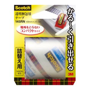 スリーエム ジャパン かる〜く引き出せるテープ小巻　詰替用　４８ｍｍ×２０．３ｍ 145RN