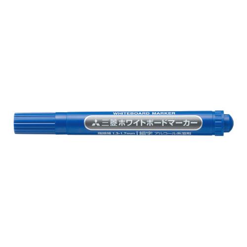 ネコポス　三菱鉛筆 ホワイトボードマーカー 細字 インク色：青 ＰＷＢ２Ｍ−３３
