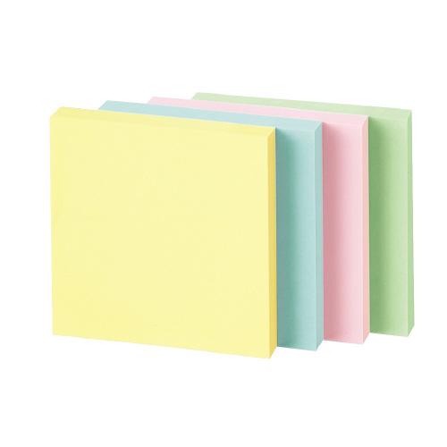 コクヨ KOKUYO ふせん 「K2」 75×75mm 4色混色 100枚×10冊 K2メ-7575