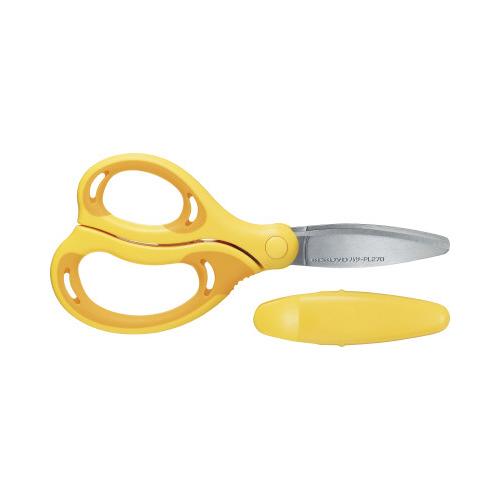 コクヨ KOKUYO 学習はさみエアロフィットサクサ・キッズ 黄色左手用 刃渡り55mm ハサ-PL...