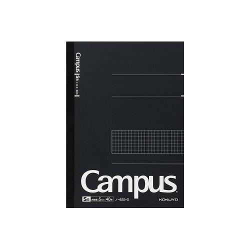 コクヨ KOKUYO キャンパスノート（方眼罫） セミB5（6号） 5mm方眼罫 40枚 ノ-4S5...