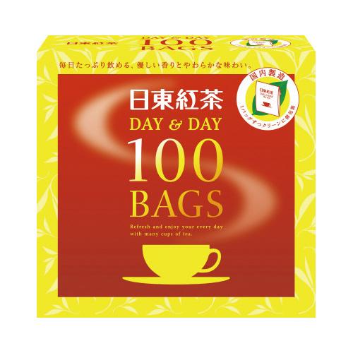 日東紅茶 ＃日東紅茶ティーバッグ デイ＆デイ 100バッグ 508240 ★10個パック
