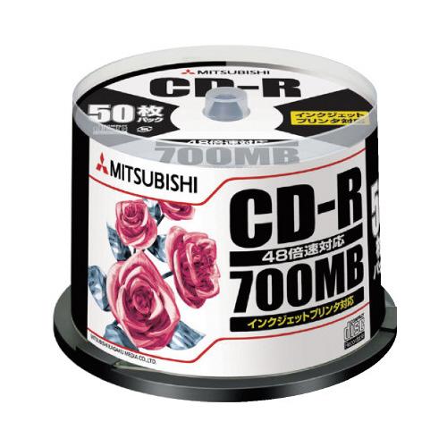 バーベイタム Verbatim CD−R 50枚（スピンドルケース） IJP対応 SR80PP50 ...