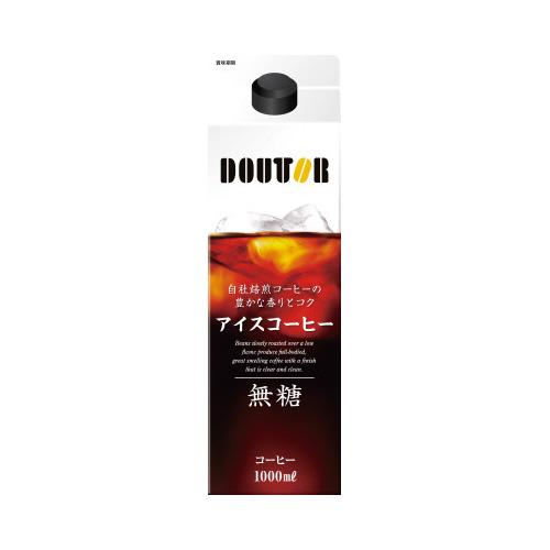 ドトールコーヒー ＃ドトール リキッドコーヒー 無糖 1L×6本 049111