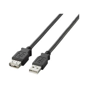 エレコム ＵＳＢ２．０ＵＳＢ延長ケーブル  Ａ−Ａ ノーマル／３ｍ／ブラック Ｕ２Ｃ−Ｅ３０ＢＫ