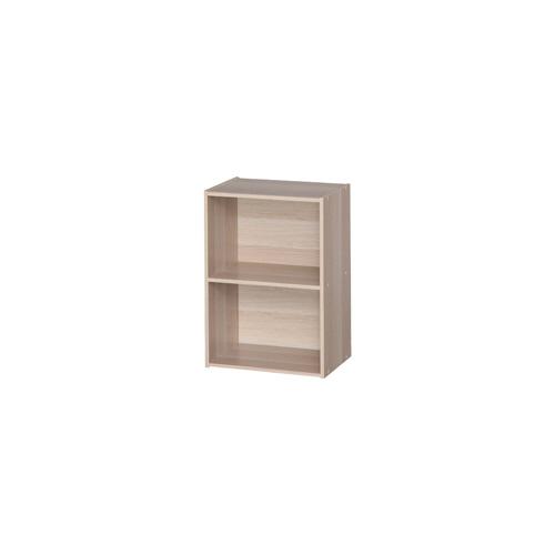 アイリスオーヤマ カラーボックス 2段 ナチュラル W415×D290×H595mm CX-2ナチユ...