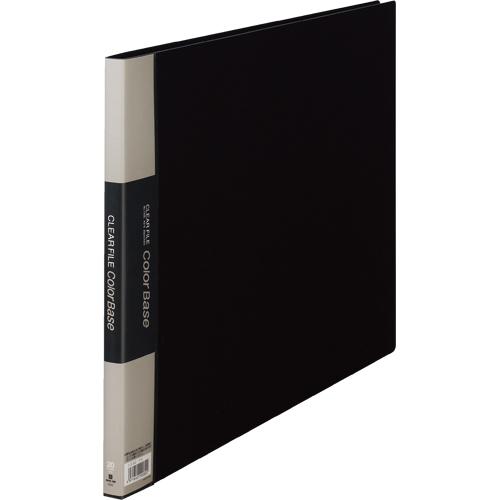 キングジム クリヤーファイル　２０Ｐ　１５０Ｃ　Ａ３Ｅ　黒 １５０Ｃクロ