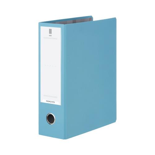 コクヨ KOKUYO チューブファイル「NEOS」A4縦 80mmとじ2穴 ターコイズブルー フ-N...