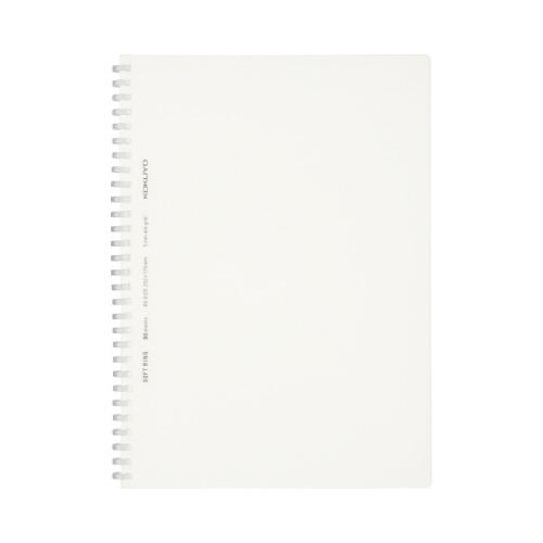 コクヨ KOKUYO ソフトリングノート 方眼ドット罫 セミB5（6号） 80枚 透明 ス-SV50...