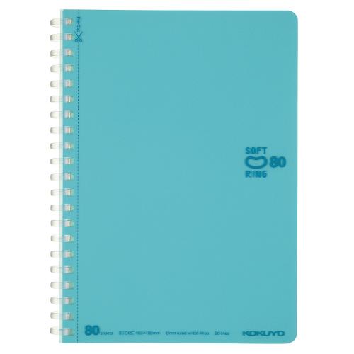 コクヨ KOKUYO ソフトリングノート（ドット入り罫線） B6 80枚 ライトブルー ス-SV34...