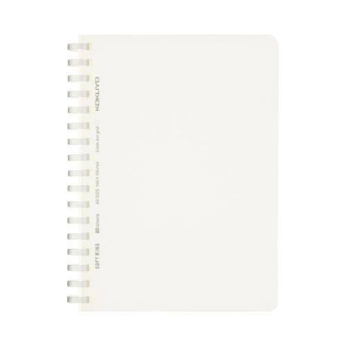 コクヨ KOKUYO ソフトリングノート（方眼ドット罫） A6 80枚 透明 ス-SV558WT-T...