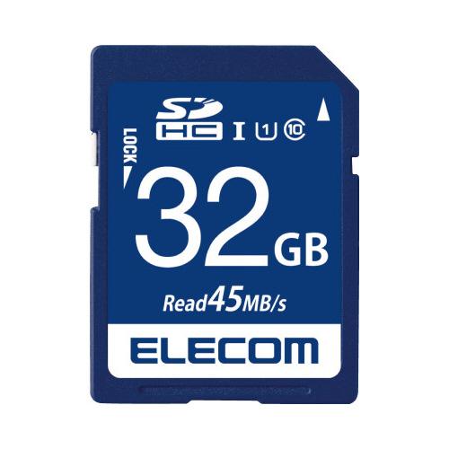 エレコム エレコム データ復旧SDHCカード UHS−I U1 45MB／s 32GB MF-FS0...