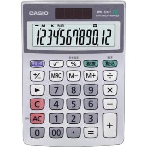 カシオ計算機 デスク型本格実務電卓 DS−12WT−N DS-12WT-N グリーン