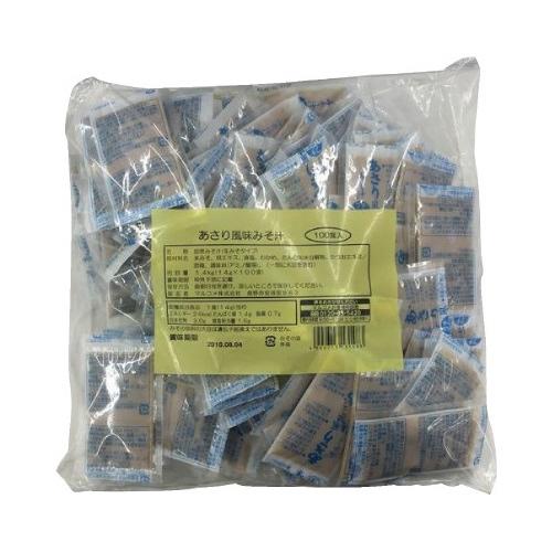 マルコメ ＃業務用 生みそ汁 あさり 100食 131483