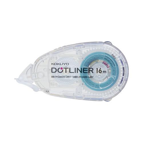 コクヨ KOKUYO テープのり「ドットライナー」 透明 （本体） 8．4mm×16m タ-DM40...