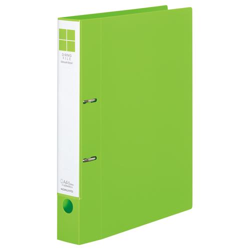 コクヨ KOKUYO Dリングファイル「スムーススタイル」 A4縦 約300枚収容 黄緑 フ-UDS...