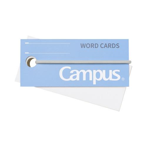 コクヨ KOKUYO キャンパス バンドでまとまる単語カード 中 ブルー 85枚 タン-201B
