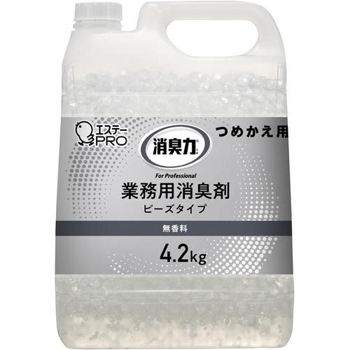 エステー 消臭力業務用 ビーズタイプ 詰替用 無香料 4．2kg 392057