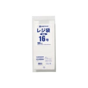 スマートバリュー レジ袋　１６号　１００枚　Ｂ９１６Ｊ Ｂ９１６Ｊ ★10個パック
