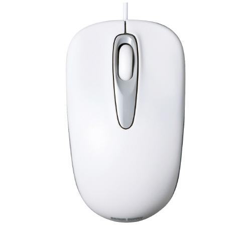 サンワサプライ 有線光学式マウス　ＭＡ−Ｒ１１５Ｗ　ホワイト ＭＡ−Ｒ１１５Ｗ