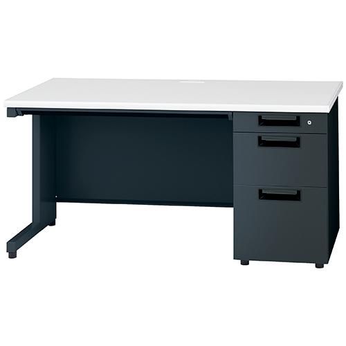 プラス 片袖机　ＪＳ−１４７Ｄ−３　ＷＨ／ＴＢＫ　ブラック ＪＳ−１４７Ｄ−３　ＷＨ／ＴＢＫ