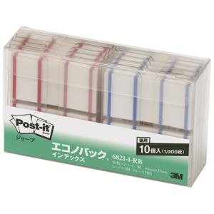 スリーエムジャパン Post-it 6821-1-RB ジョーブ インデックス