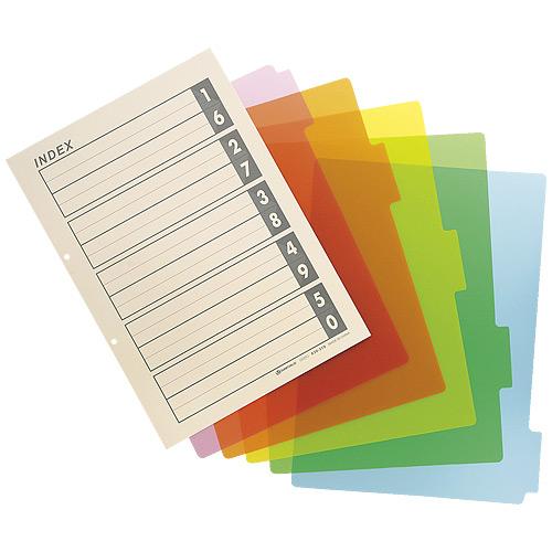 スマートバリュー 再生ＰＰインデックス０．４ｍｍ厚１組Ｄ０２９Ｊ Ｄ０２９Ｊ