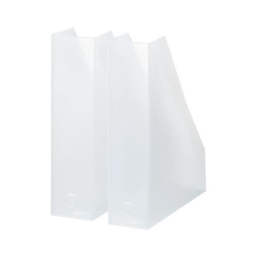 ライクイット Ａ４ファイルボックス２個組　ＭＸ−１９　ホワイト ＭＸ−１９　ホワイト