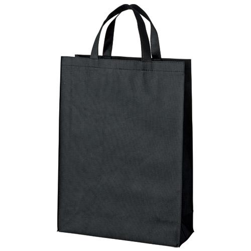 スマートバリュー 不織布手提げバッグ中１０枚ブラックＢ４５１Ｊ−ＢＫ Ｂ４５１Ｊ−ＢＫ