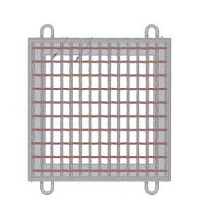 避難はしご 折りたたみ式 収納ボックス付き 折りたたみ式避難はしご用 収納BOX(M) ステンレス製 6〜7型・OA81〜103