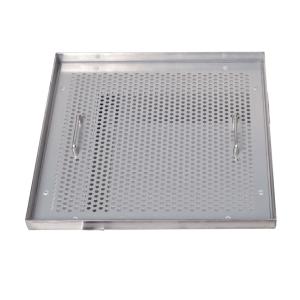 ステンレス製水栓カバー 中部コーポレーション 立水栓用排水カバー RS1C-J-300 300×300 蓋のみ