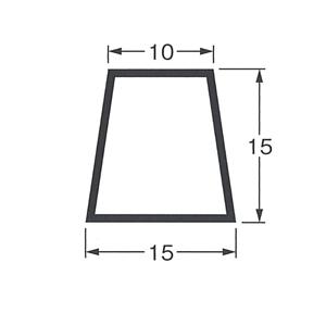 スーパー目地棒 21w (15mm×15mm×10mm) 100本入り <個人宅への発送不可>｜shimizu-kanamono